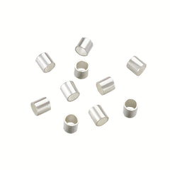 1700Pcs Brass Crimp Tube End Beads Spacer Tube Beads DIY Necklace Bracelet