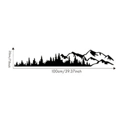 RV Side Body Window Bumper Sticker Mountain Tree Decal Decoration
