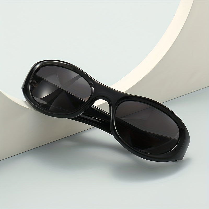 Wrap Around Sports Sunglasses For Women Men Futuristic UV400 Sun Shades