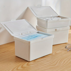 1PC Household Drawer Storage Box Stationery Sorting Box Mask Storage Case