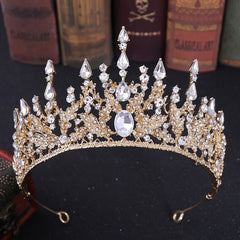 Crystal Wedding Tiara Rhinestone Princess Crown Bridal Costume Jewelry