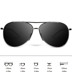 Polarized Men's Sunglasses Spring Legs Sunglasses