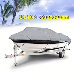 Waterproof Silver Yacht Boat Cover 3.35-6.71m