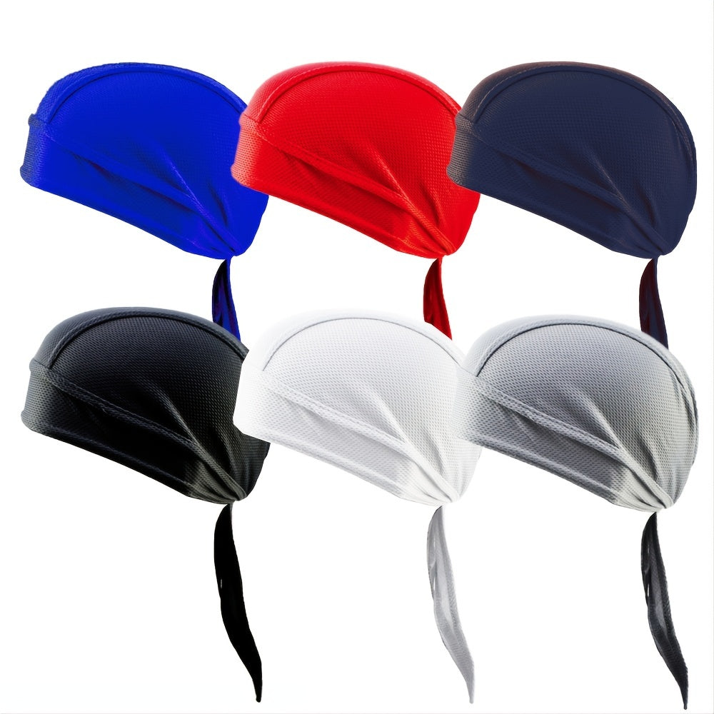 Breathable Mesh Long Tail Cycling Cap Beanie Skull Cap For Men