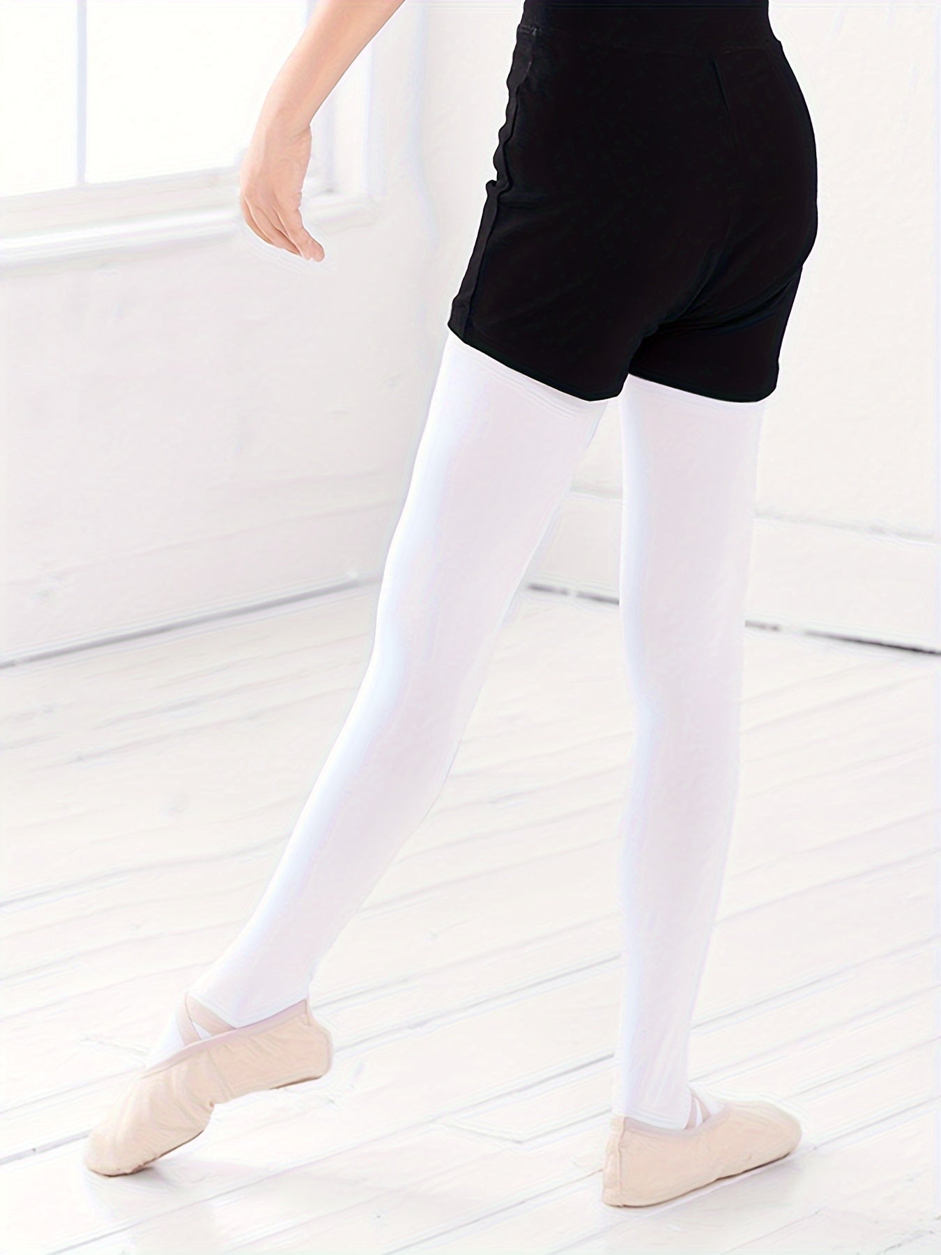 Cotton Ballet Dance Shorts for Girls - Comfy Yoga Shorts
