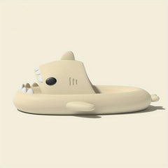 Men's Cartoon Shark Non Slip Platform Slides Soft Sole Cloud Slides