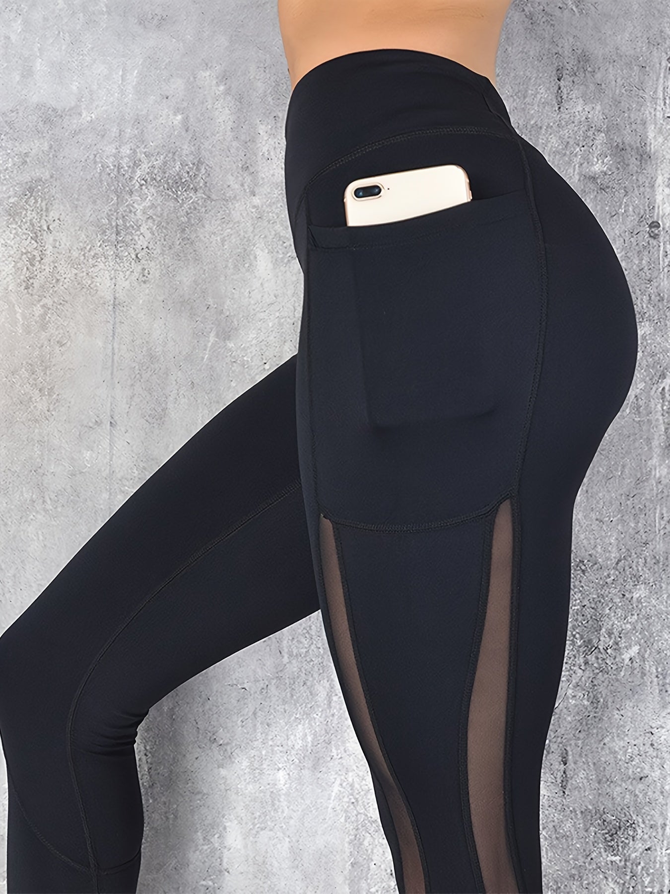  High Waisted Sports Leggings with Pockets