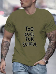 Men's Graphic Crew Neck Active T shirt Casual Comfy Tees Tshirts For Summer