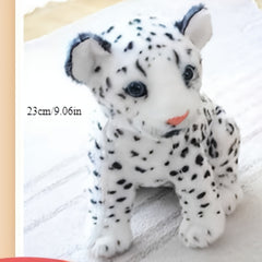 Leopard Plush Toy Snow Leopard Home Decor Stuffed Animal Soft Texture