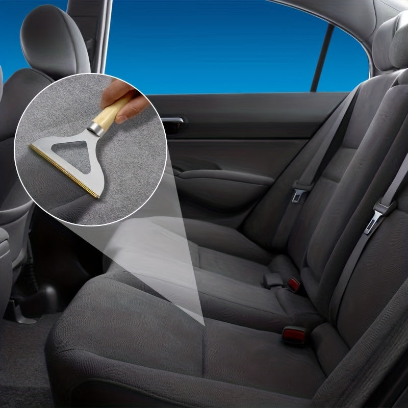 3 Pc Car Seat Cushion Hair Remover Set for Fuzz Dust Car Mat & Hairb