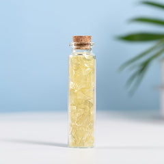 Natural Gemstone Ornament Crushed Stone Bottle
