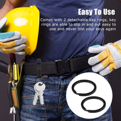 Portable Stainless Steel Key Ring for Men and Women