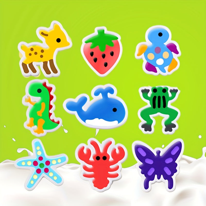 Magic Gelwater Kit with 6 Gel Colors & 12 Ocean Creatures Molds