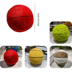 Smiling Face Basketball Plush Toy Soft Stuffed Animal