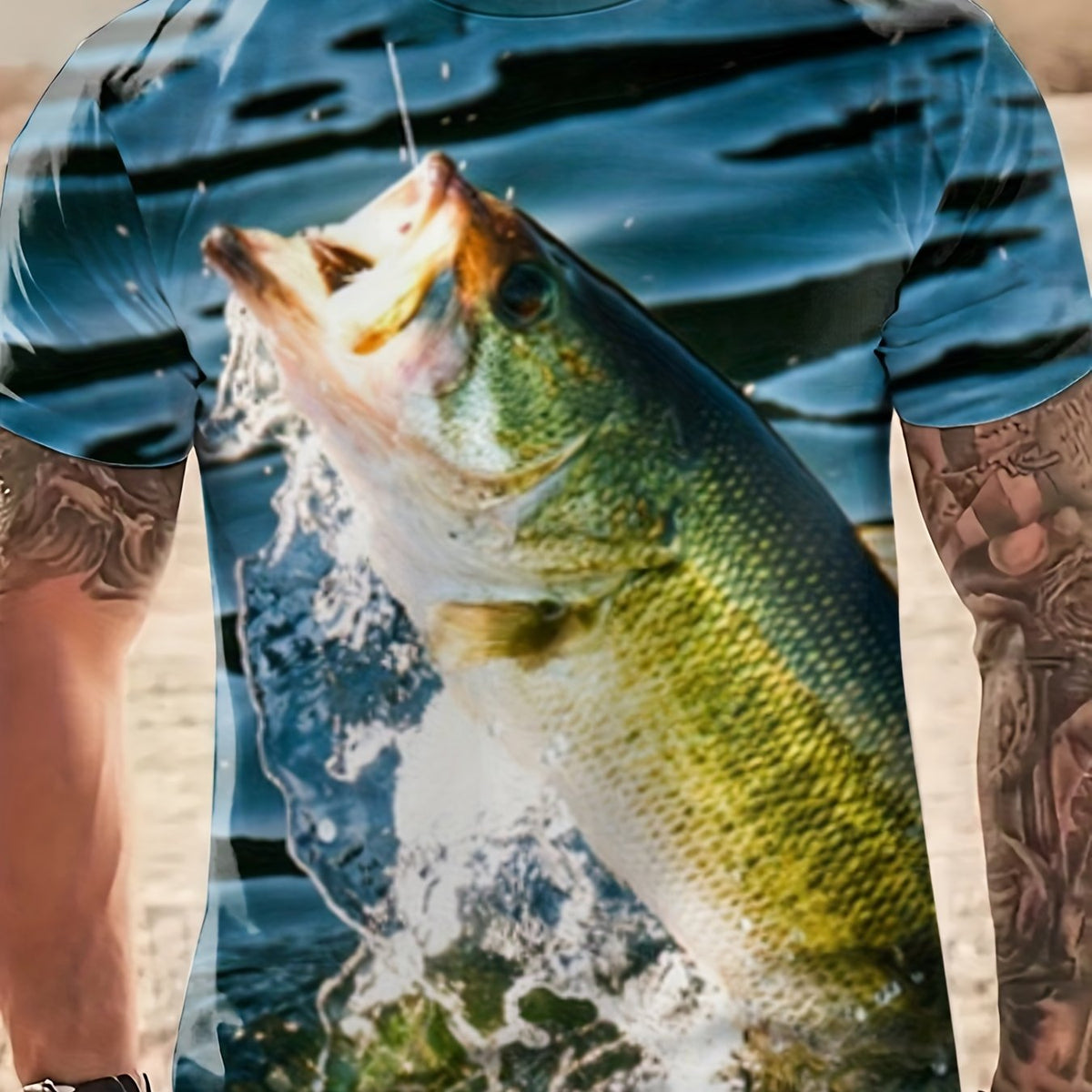 Men's Breathable Stretchy Fishing T-Shirt