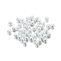 100pcs Glass Pearl Beads for DIY Jewelry Making