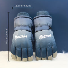 Waterproof Winter Snowboard Gloves - 1 Pair
