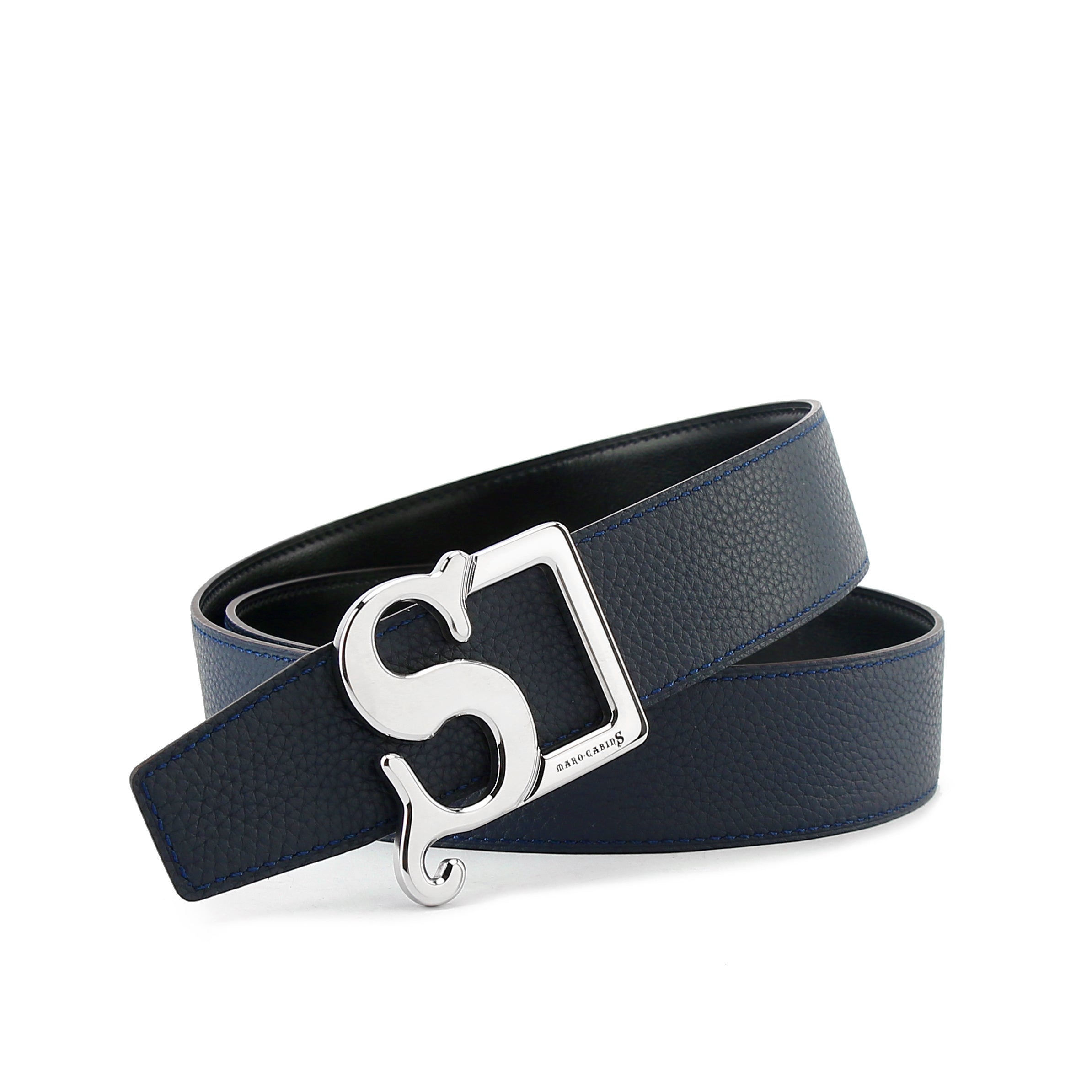 Men's Leather Belt S Metal Buckle Belt for Pants Jeans