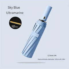 24 Bone Umbrella Fully Automatic UV Protection Outdoor Travel Umbrella