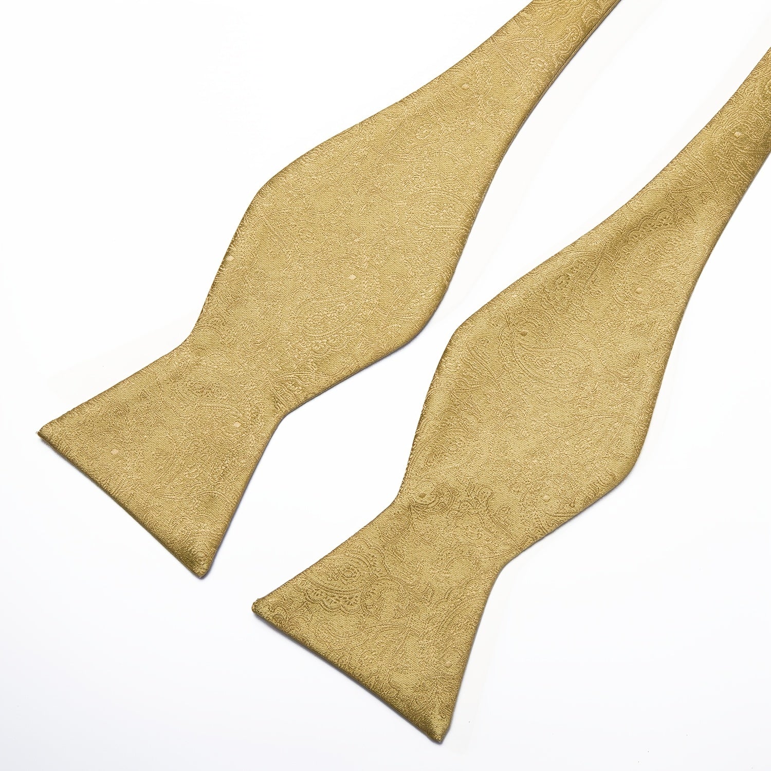 Men's Self Bow Ties Silk Set Necktie Bow Tie Pocket Square Cufflinks