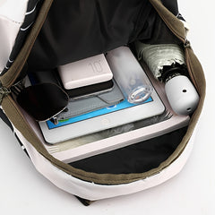 Large Capacity Printed Sports Backpack for Outdoor Camping Travel
