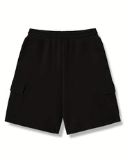 California Coconut Tree Men's Cargo Shorts for Summer Casual Wear