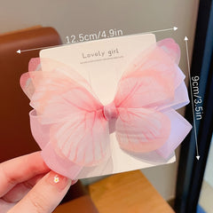 Children's Sweet Princess Hairpin Bow Headdress