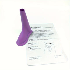 2pcs Portable Silicone Urinal Funnel Outdoor Travel Camping Toilet Device