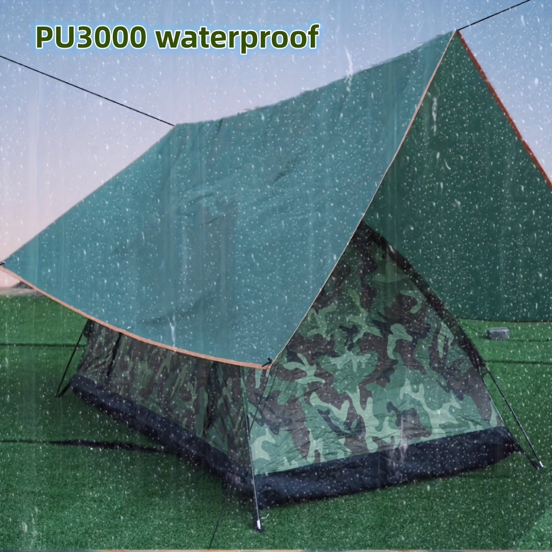 PU3000 Windproof Tarp Moisture Washable Floor Mat Sunshade Canopy Pocket Mat