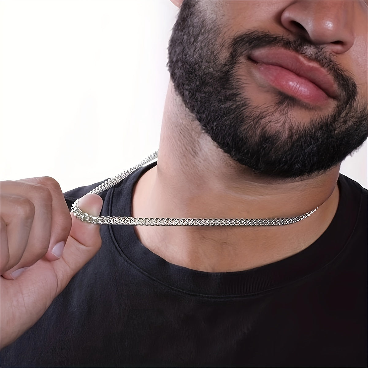 Son Cuban Chain Necklace Graduation Birthday Gift from Mom and Dad