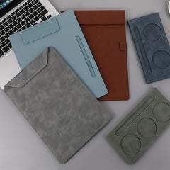 A4 Faux Leather Magnetic Board Clip