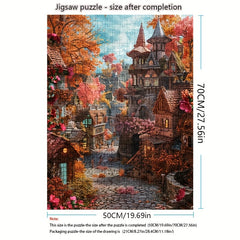 Challenging Puzzle Tapestry Adult Puzzle Complex Cut Cardboard Mat