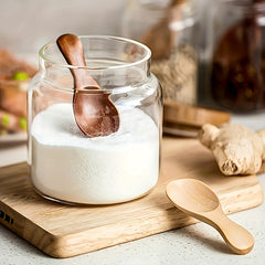 10pcs Mini Wooden Spoon Set for Desserts and Seasoning Short Handle Easy Grip