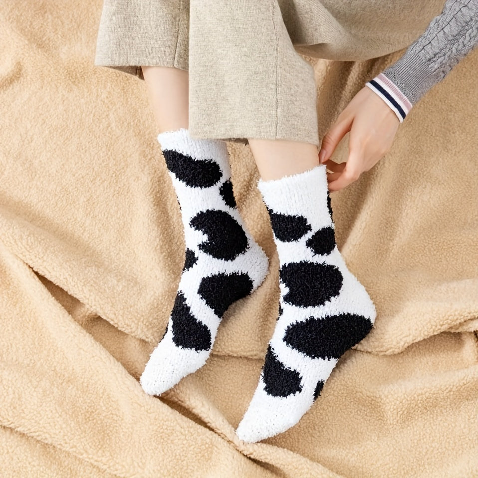Soft Plush Mid Tube Socks Women's Stockings