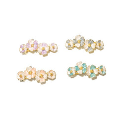 Golden Flower Hair Clip Barrette Hairpin Accessories