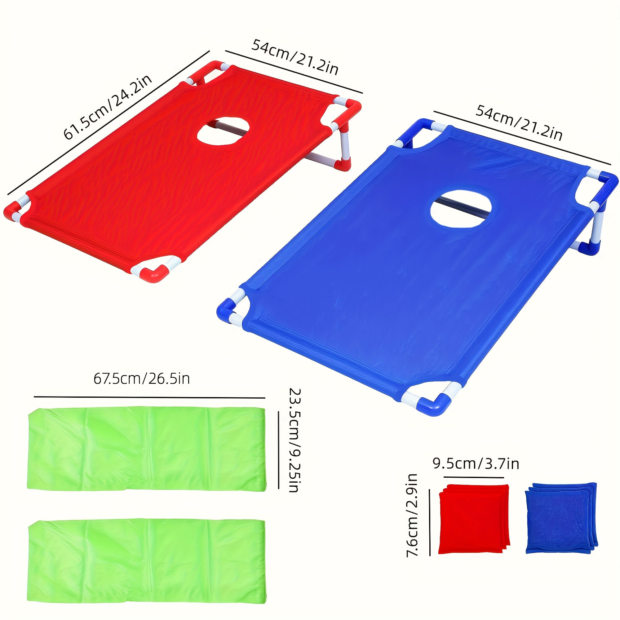 Portable Cornhole Board Game Set with Bean Bags - Beach Game Set