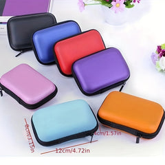 Portable Travel Earphone Bag Coin Purse Storage Box