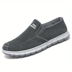 Men's Slip On Canvas Shoes Lightweight Casual Flats