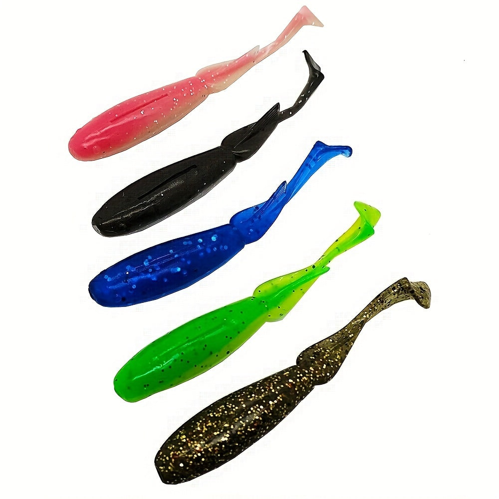 5pcs 3.31inch 3.5g Soft Bait Fishing Accessories