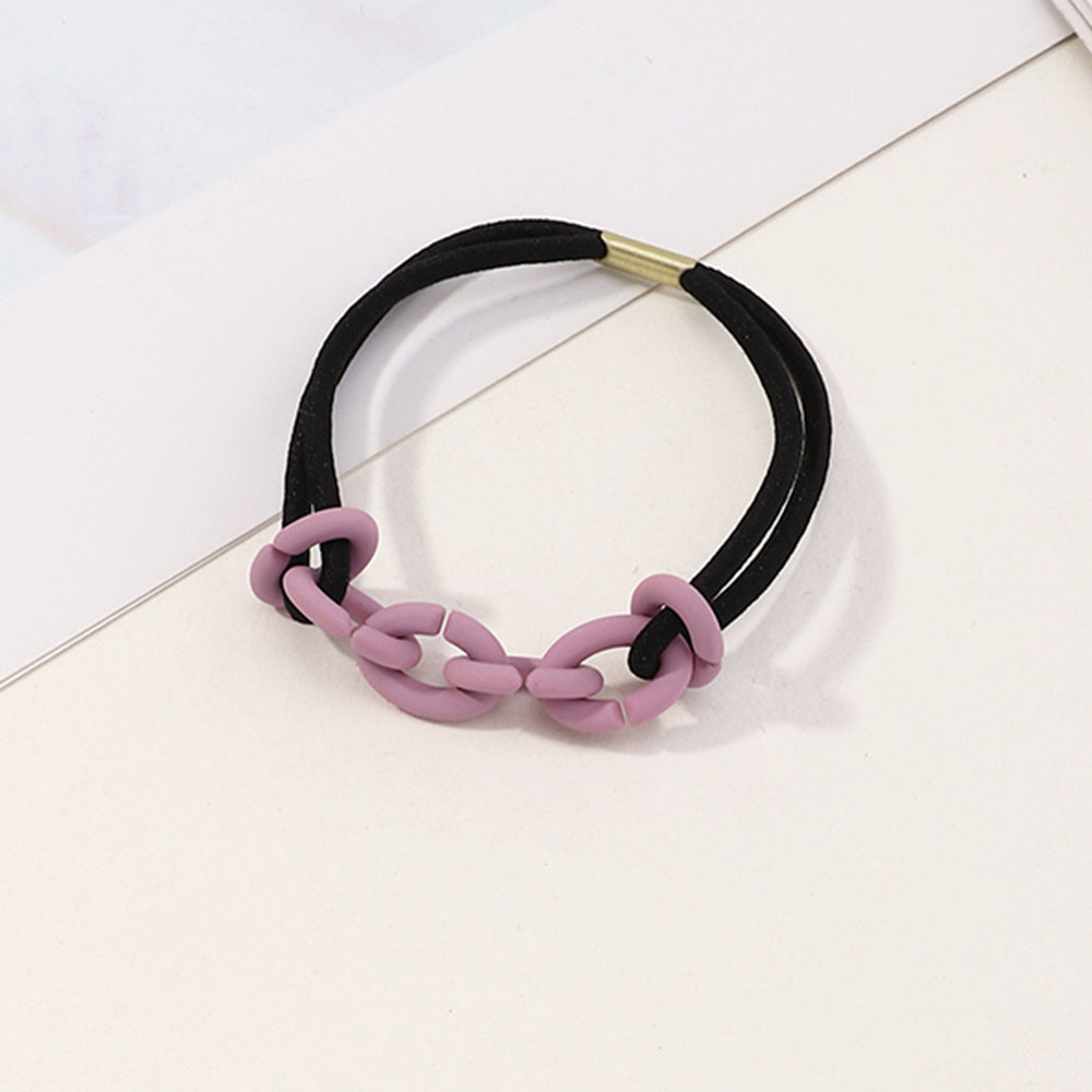 Colorful Chain Girls Hair Tie Small Elastic Hair Bands Ponytail Holder