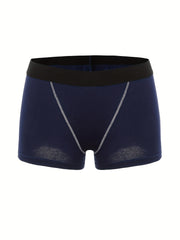 4 Pack Plus Size Boyshort Panties Set Solid Women's Underwear