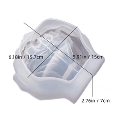 Resin Mold Candlestick Mold Concrete Silicone Mold