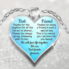 Heart Shape Text Pendant Necklace Fashionable Men's Jewelry And Pendant