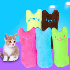 Cartoon Cat Teeth Grinding Bite Funny Plush Toy