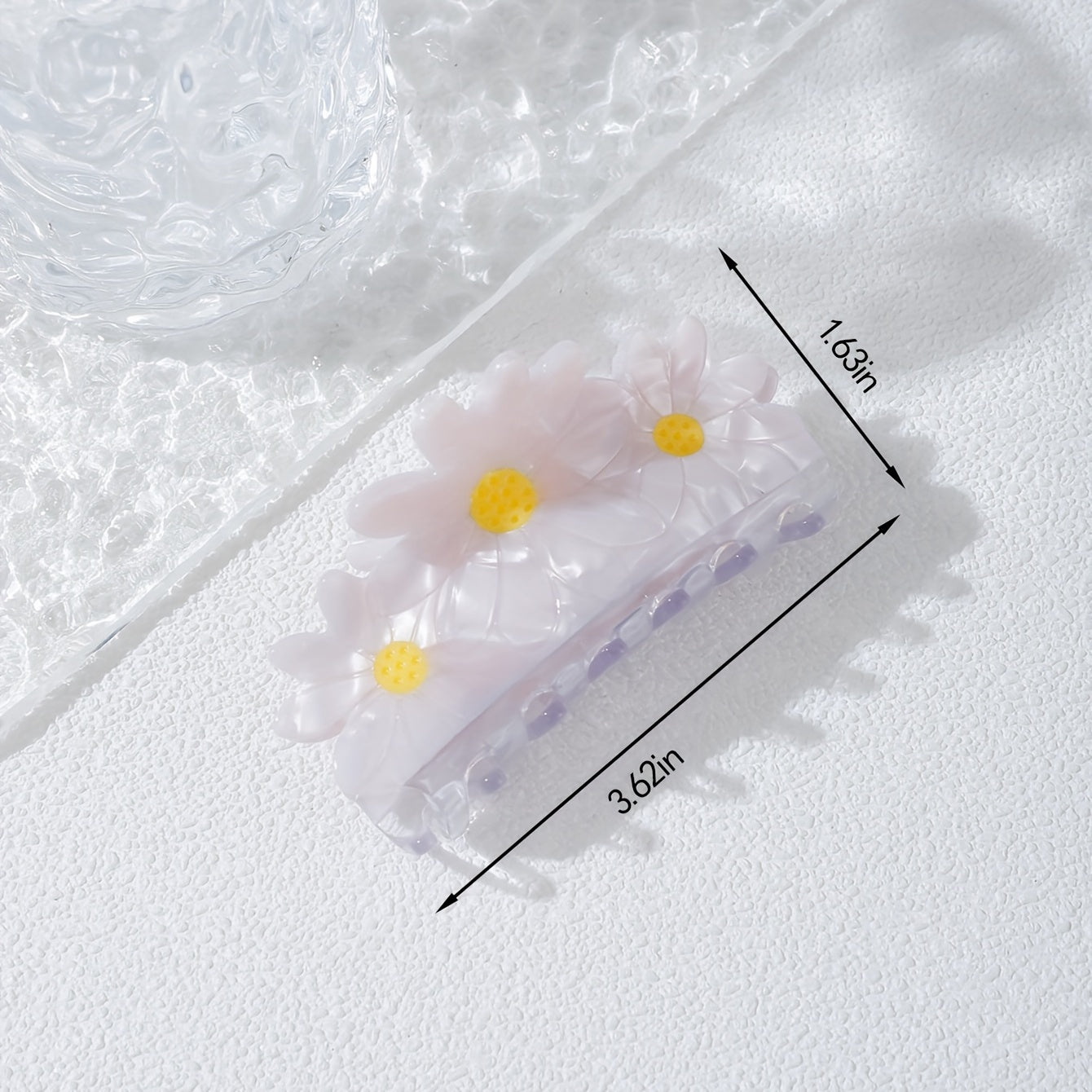 Daisy Hair Claw Minimalist Banana Clip Hairgrip Hair Accessory