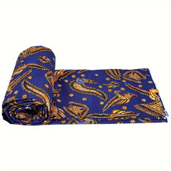 5.49m African Ethnic Batik Printed Fabric Double sided Geometric Print