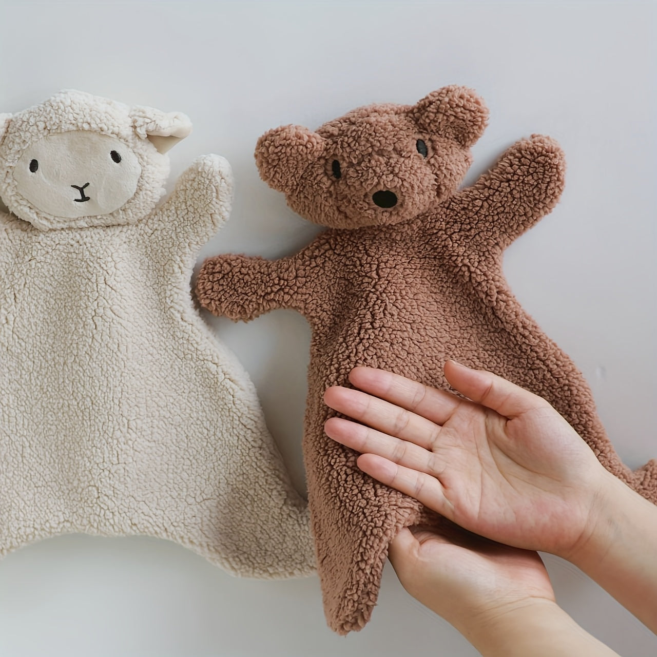 Soft Brown Bear Plush Toy for Infants - Nordic Style