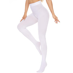 Women's 80 Denier Opaque Tights Footed Pantyhose
