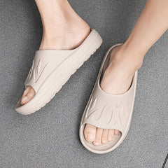 Men's Lightweight Slippers Open Toe Home Shoes Spring Summer