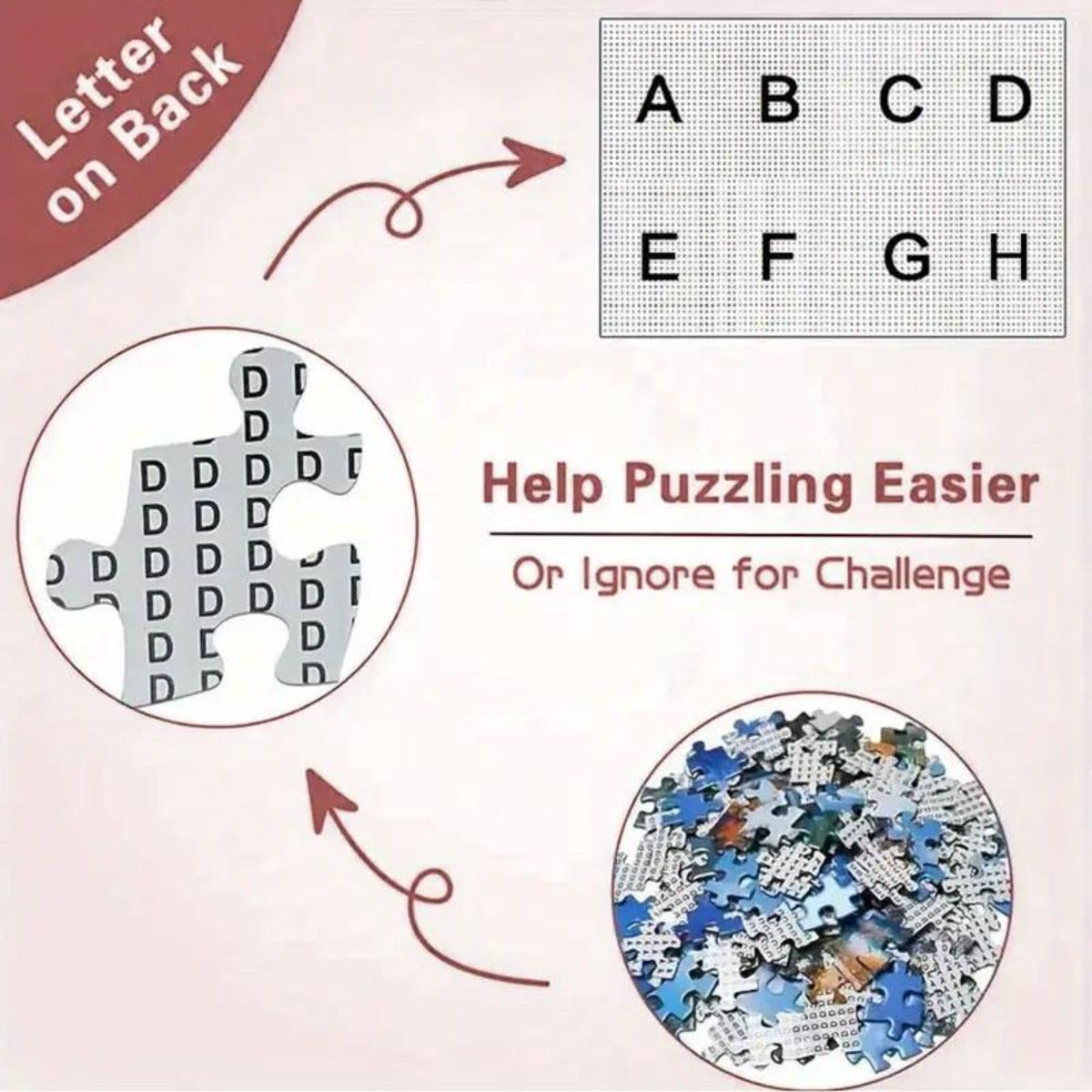 1000pcs Cat Puzzle with Hundreds of Cat Expressions and Large Frameless Design